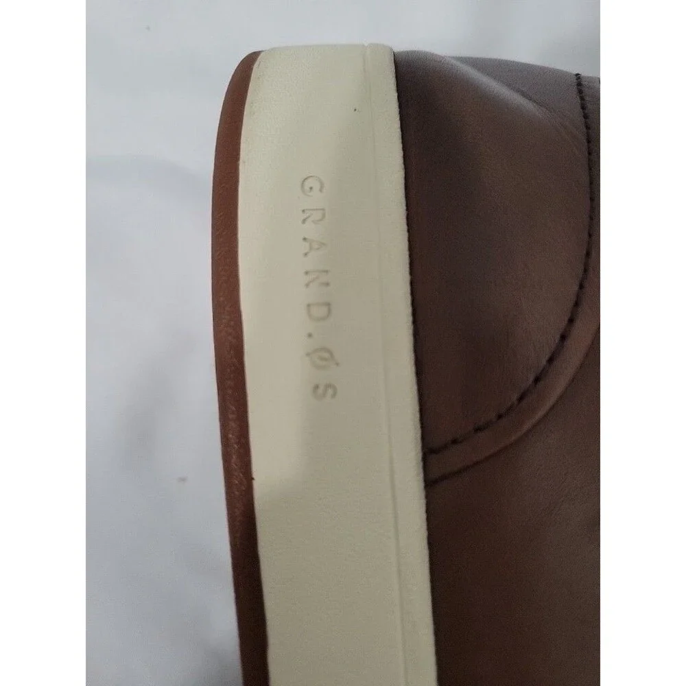 Cole Haan Men's Leather Vartan Sport Ox Sneakers  Size 11.5 M Brown